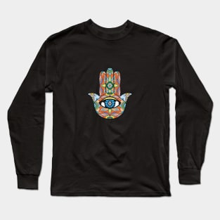 Boho Hamsa Long Sleeve T-Shirt